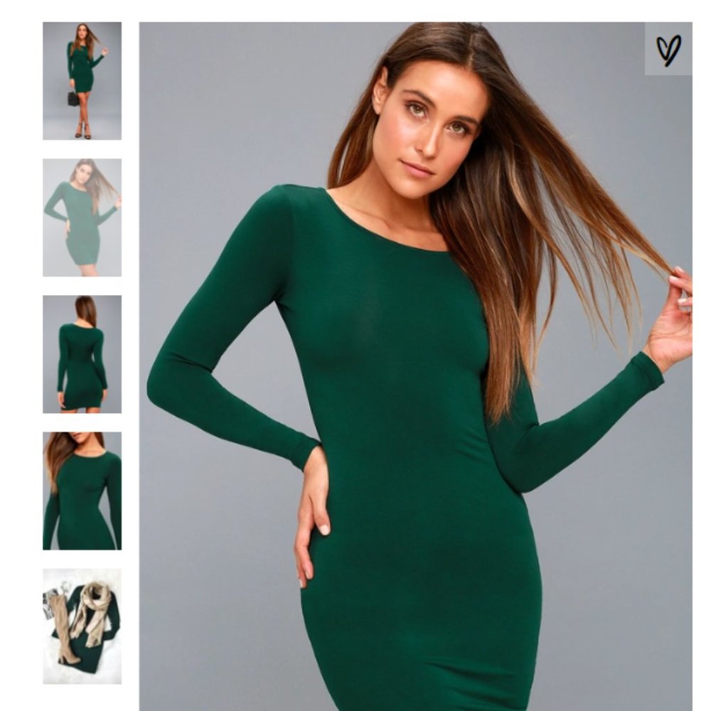 Comeback Baby Forest Green Dress